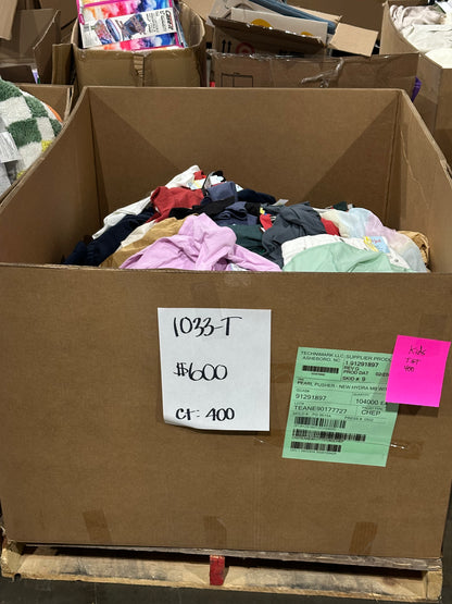 Assorted Adult Apparel Pallet – 1033-T