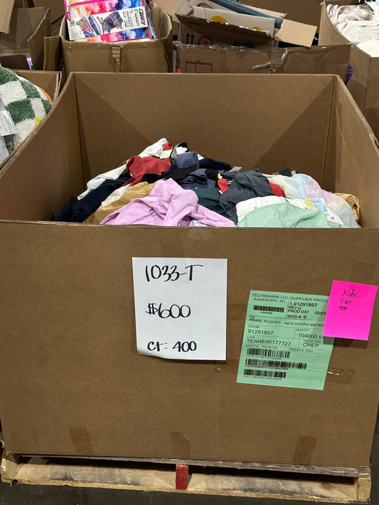 Assorted Adult Apparel Pallet – 1033-T