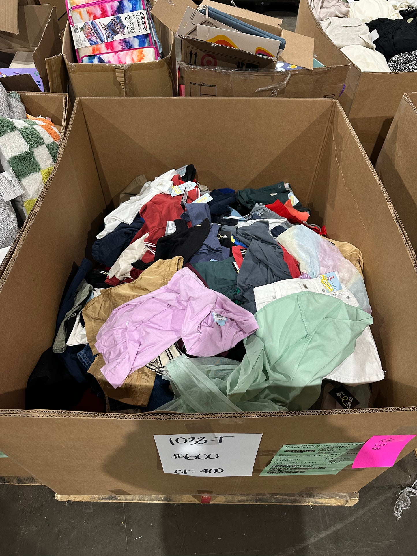 Assorted Adult Apparel Pallet – 1033-T