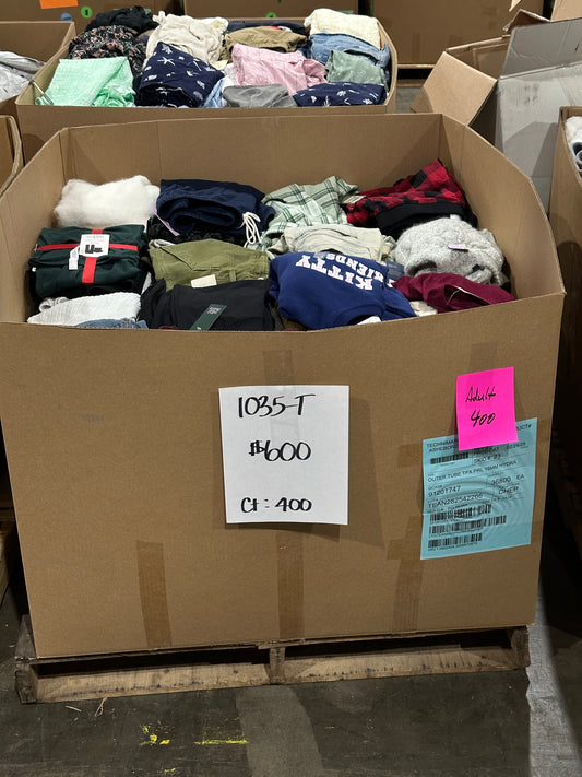 Assorted Adult Clothing Pallet – 1035-T