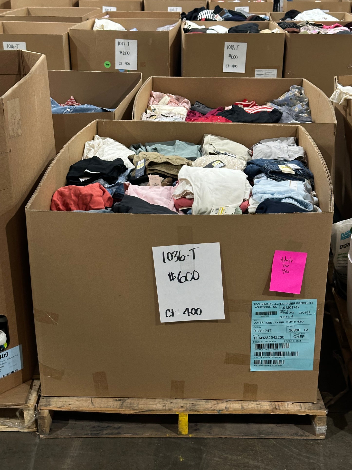 Mixed Adult Casual Apparel Pallet – 1036-T