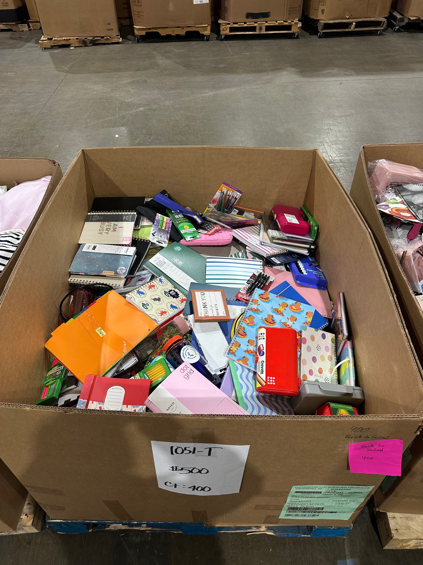 School & Office Supplies Pallet – 1051-T