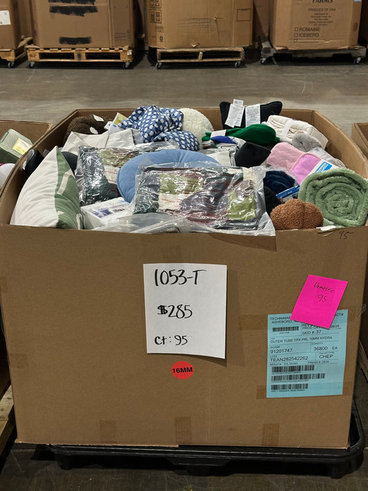 Bedding & Home Comfort Essentials Pallet – 1053-T