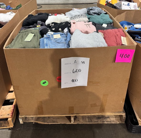 Mixed Clothing & Apparel Pallet – A-58