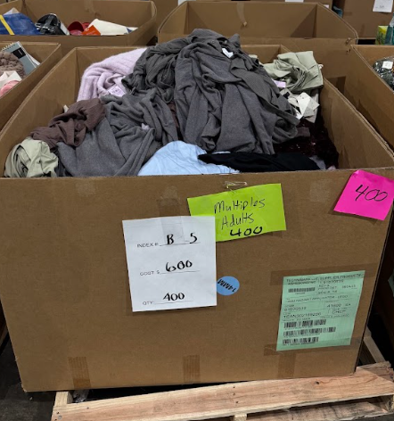 Mixed Adult Clothing Pallet – B-5 - qty:400