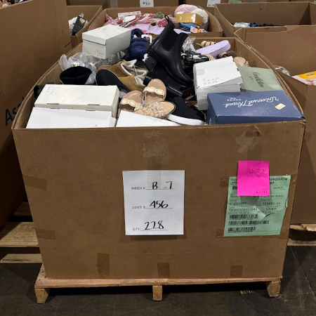 Mixed Footwear Pallet – B-7- qty 228