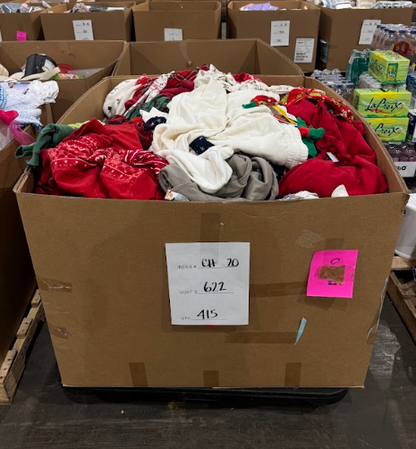 Holiday Clothing & Apparel Pallet – 415 Count- CH-20