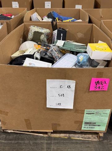 Mixed General Merchandise Pallet – 342 Count- C-18