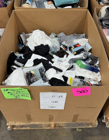 Mixed Clothing & Apparel Pallet – 500 Count- C-23