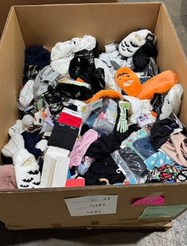 Socks, Slippers & Apparel Accessories Pallet – 500 Count- C-37