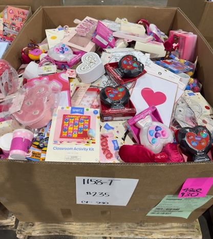 Valentine Party Supplies & Toys Pallet-1158-T