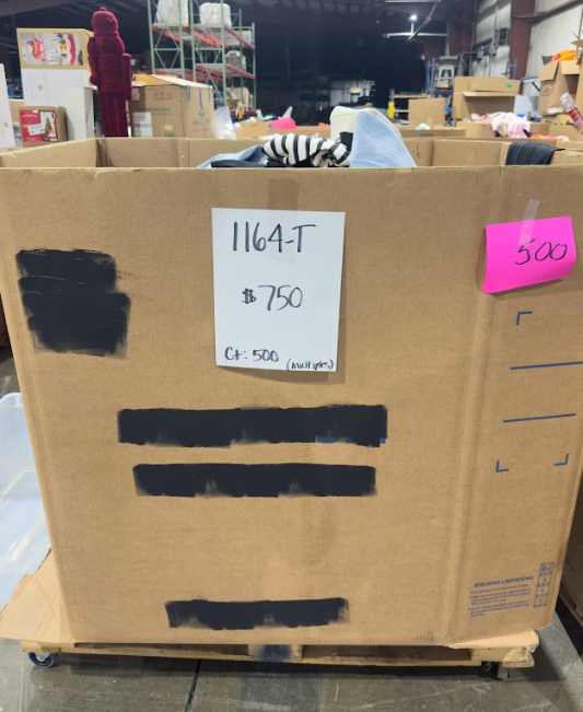 Clothing & Apparel Mixed Pallet-1164-T