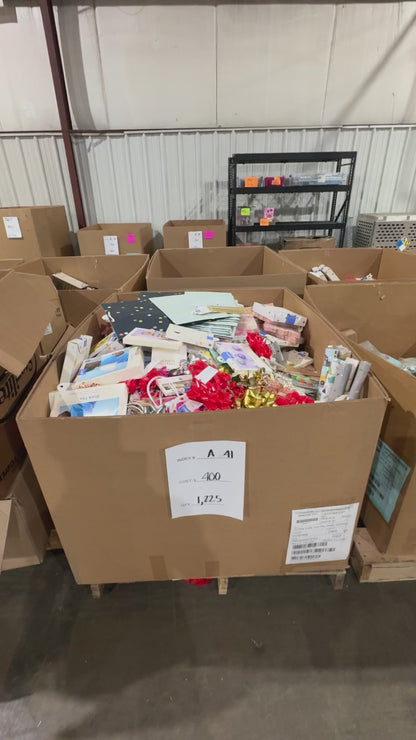 Mixed Party Supplies, Gift Wrap & Celebration Merchandise Pallet A-41