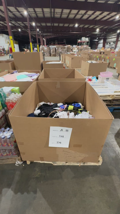 Mixed Socks, Undergarments & Apparel Accessories Pallet A-33