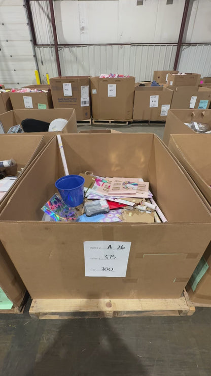 Mixed Party Supplies, Gift Bags & Craft Merchandise Pallet A-26