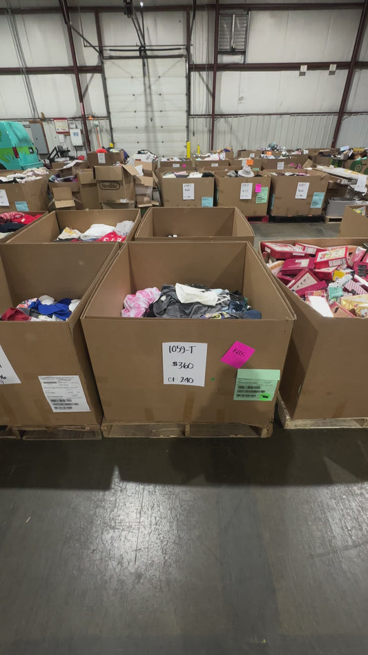 Mixed Apparel & Loungewear Pallet – 1059-T