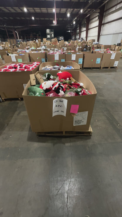 Christmas Plush, Decor & Ornaments Pallet - (371-TGT)